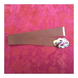 • Vintage • Gold • Stretch • Waist • Belt •