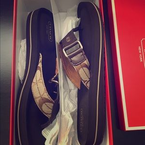 Coach sandals