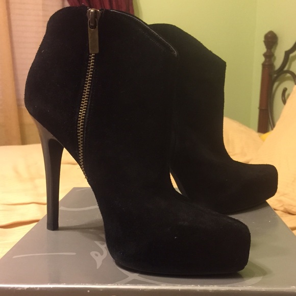 Black Suede Jessica Simpson booties