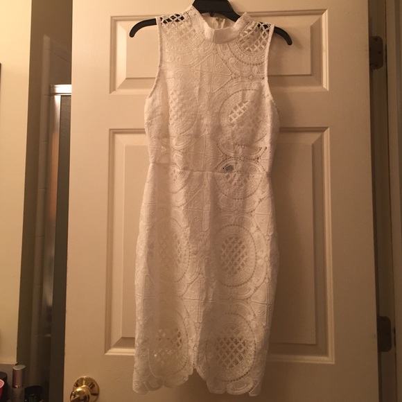 White laced dress!!