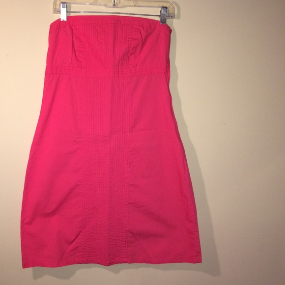 GAP Pink Strapless Dress