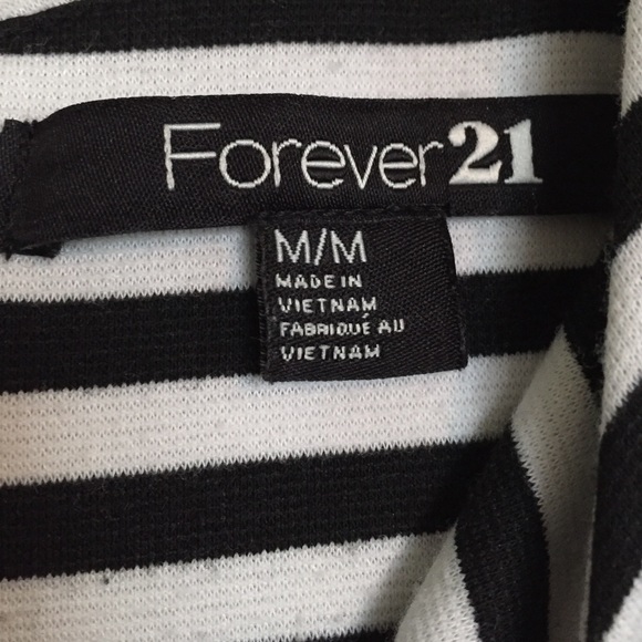 F21 NEW Striped Bodycon Dress - Picture 2 of 3