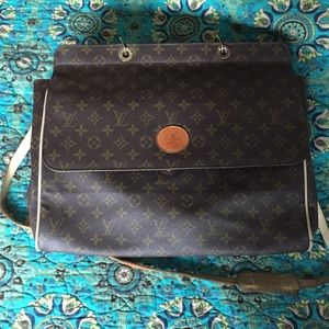 monogram initial handbag