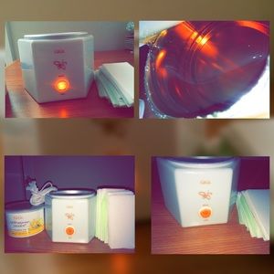 Gigi wax warmer 🌸 w/ Wax and free wax strips.