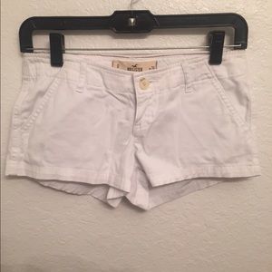 White Hollister Shorts
