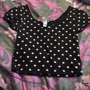 Polka Dot crop top