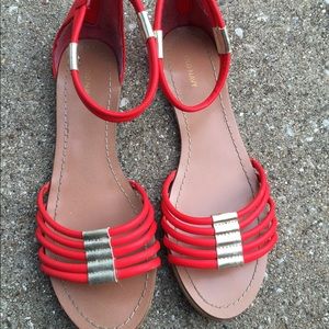 Old navy red sandals