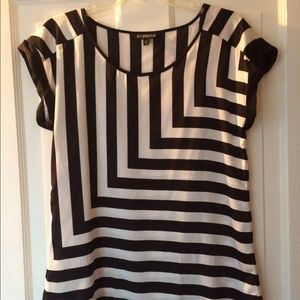 Black and white striped shirt