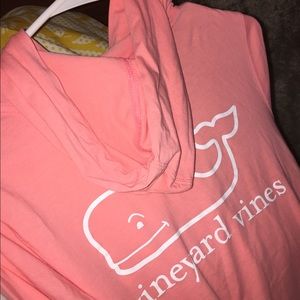Coral vineyards vines hoodie