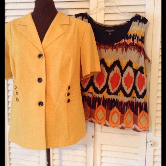Perceptions Jackets & Blazers - Perceptions top with matching Jacket