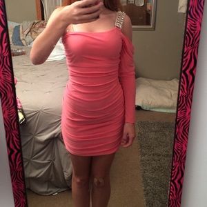 Deb one sleeve dress