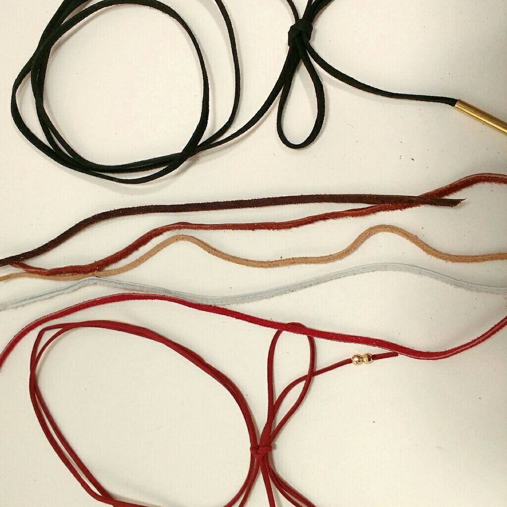 Wire wrapped Arrowhead necklace leather - Picture 6 of 7