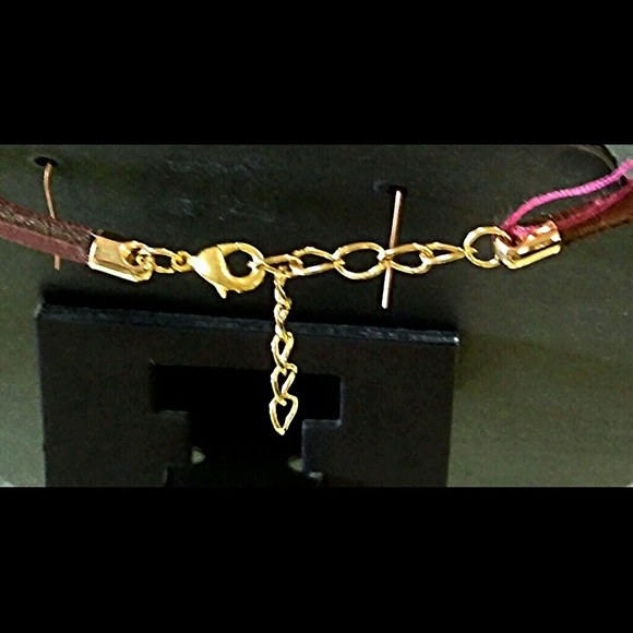 Wire wrapped Arrowhead necklace leather - Picture 4 of 7