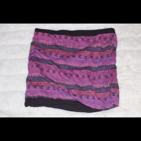 Pattern Mini Skirt (Reversible)