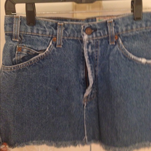 Vintage Levi denim skirt