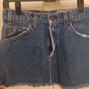 Vintage Levi denim skirt