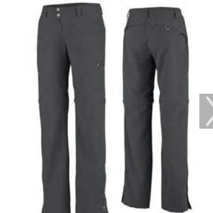 Columbia silver ridge pants in dark grey
