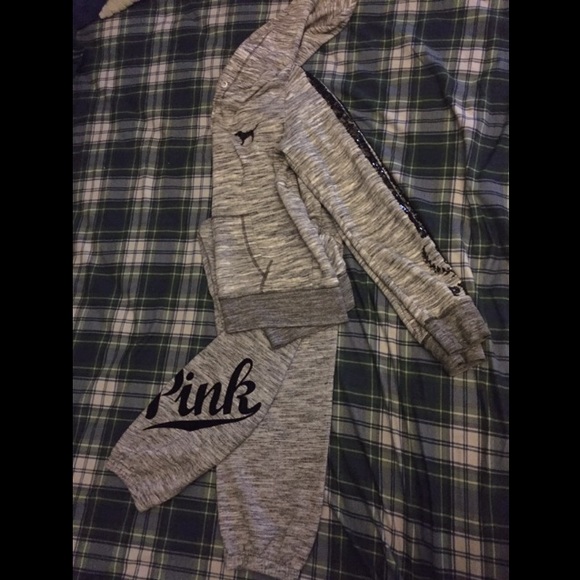Victoria's Secret Hoodie and Clinch Bottom Sweats
