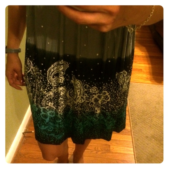 One size fits all silk material dress/coverup