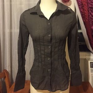 Grey Semi-sheer Top from Romeo & Juliet couture