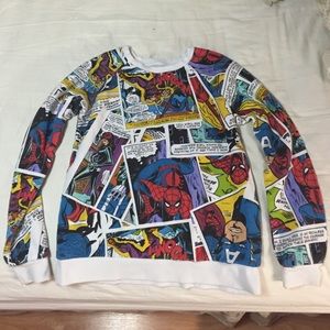 Marvel comic sweater/crewneck