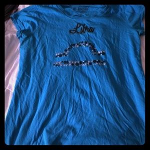 Blue fun zodiac t shirt