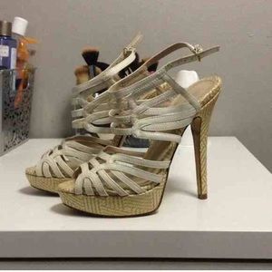 Aldo open toe Heels
