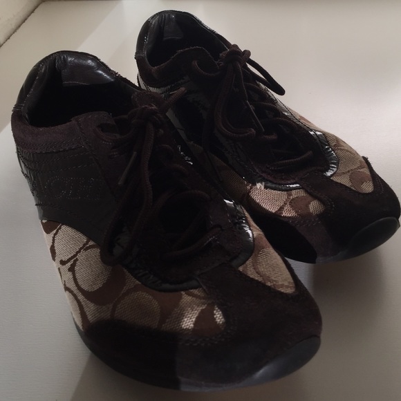 Coach Brown Tennis Shoes