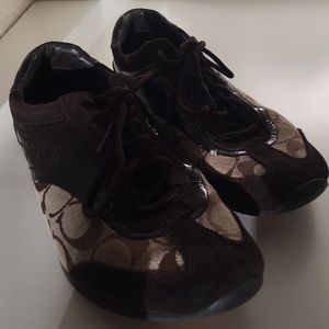 Coach Brown Tennis Shoes
