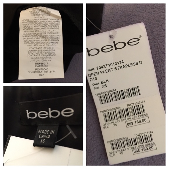 Bebe little black dress - Picture 4 of 4