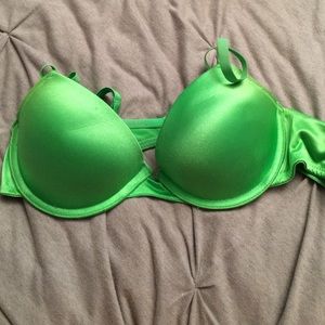 Lime green bra