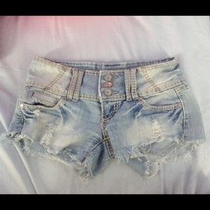 Cute cut up shorts