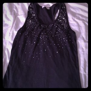 Sparkly tank top