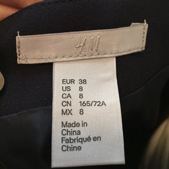 Navy fringed skirt by H&M - Picture 4 of 4