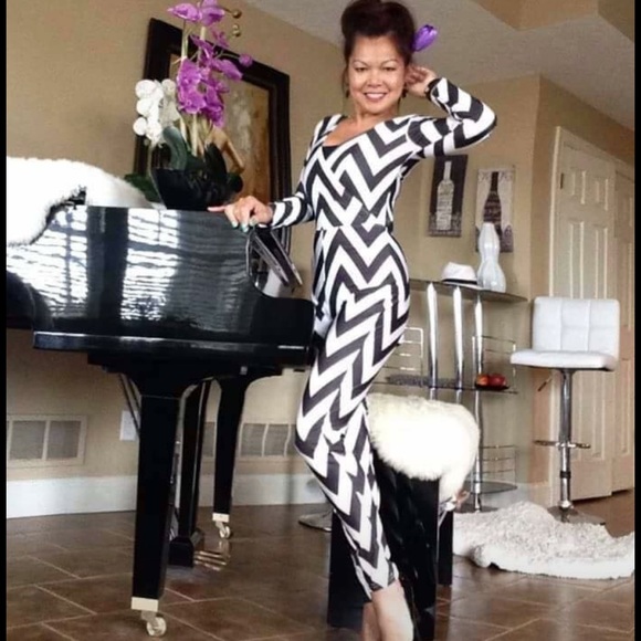 Stripe body con jumpsuit