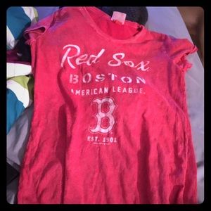 Red Boston Red Sox t shirt