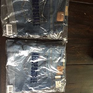 2 pairs of NEW Aero jean shorts size 6