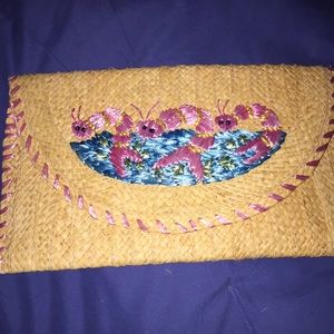 Lilly Pulitzer Embroidered Shrimp Clutch