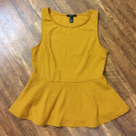 Forever 21 Peplum Top
