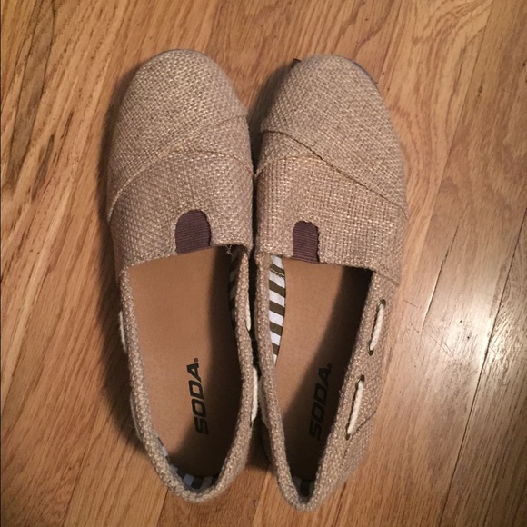 Woven slip-on shoes (similar to TOMS)