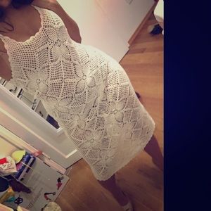 Hand knitted dress from h&m #sundress