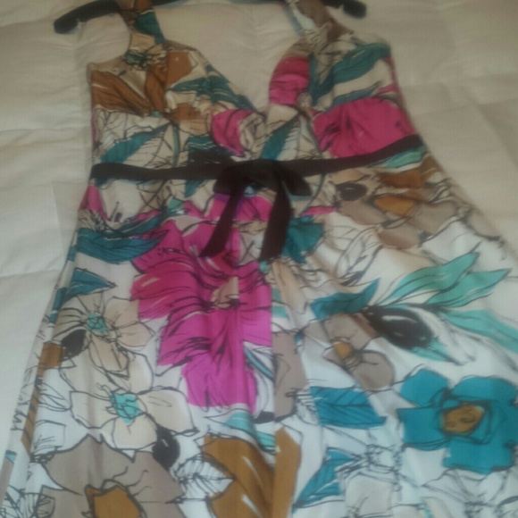 Colorful Flower print BCBG dress - Picture 2 of 2