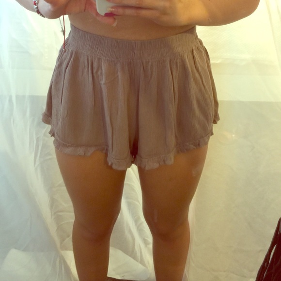 Medium Angl brand nude/tan colored shorts