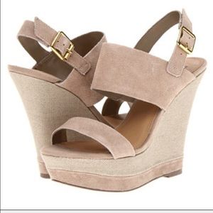 Tan "warmthh" wedges