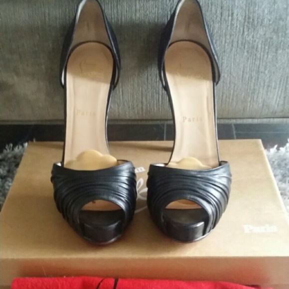 Louboutin turbella 120 black nappa - Picture 2 of 4