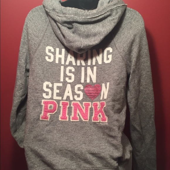 Victoria's Secret PINK Sparkle Pullover Hoodie