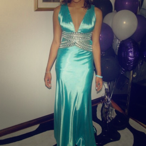Turquoise dress
