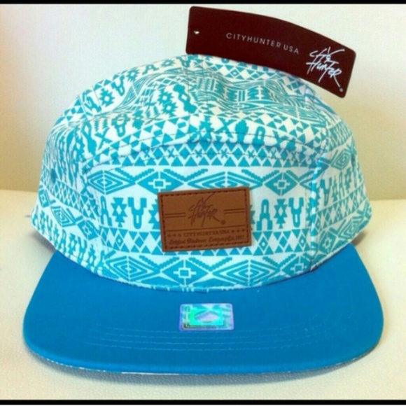 Blue snapback