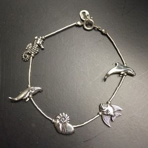 Sterling SeaLife bracelet by designer Kabana