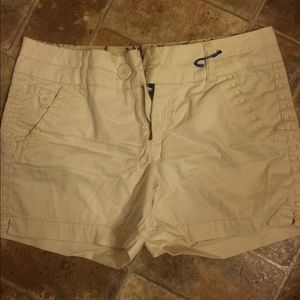 Cream shorts
